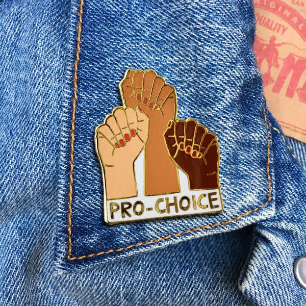 Pro-Choice Hands Pin