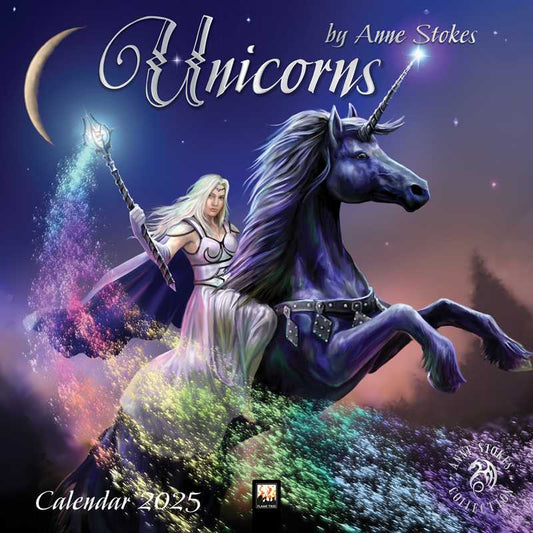 Unicorns by Anne Stokes Wall Calendar 2025 (Art Calendar) by Anne Stokes