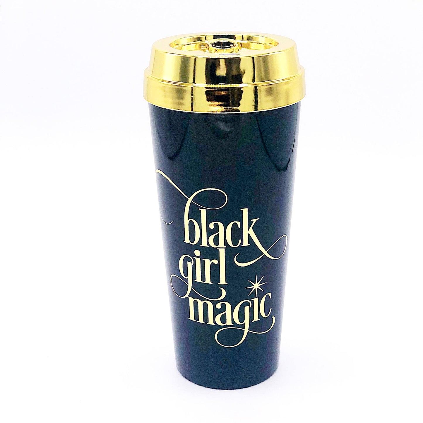Black Girl Magic :: Gold Lid Travel Mug