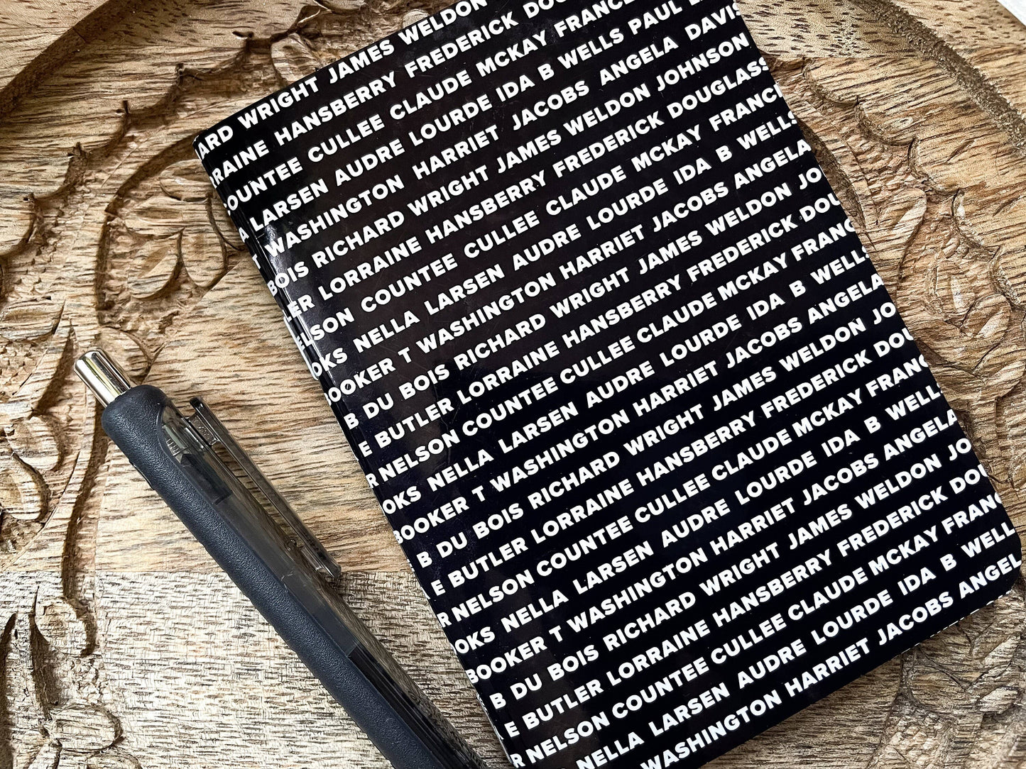 Black Authors B7 Lined Notebook - Notebook Journal