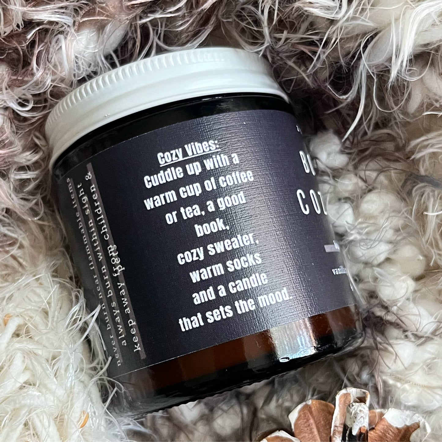 Books & Cozy Vibes -  Bookish Candle | Book Themed Candle