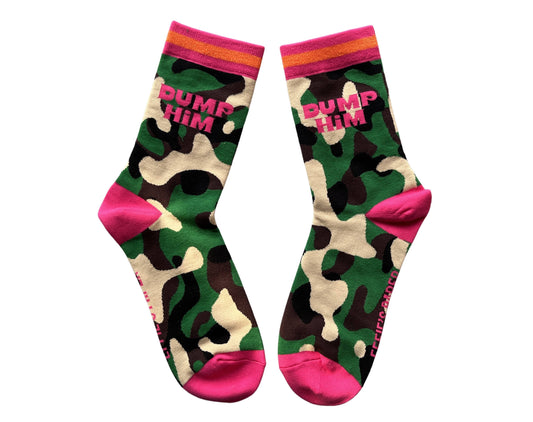 Dump Him Camo (Camouflage) Socks