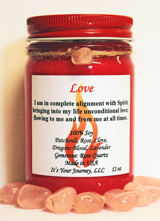Love Intention Candle 12 oz