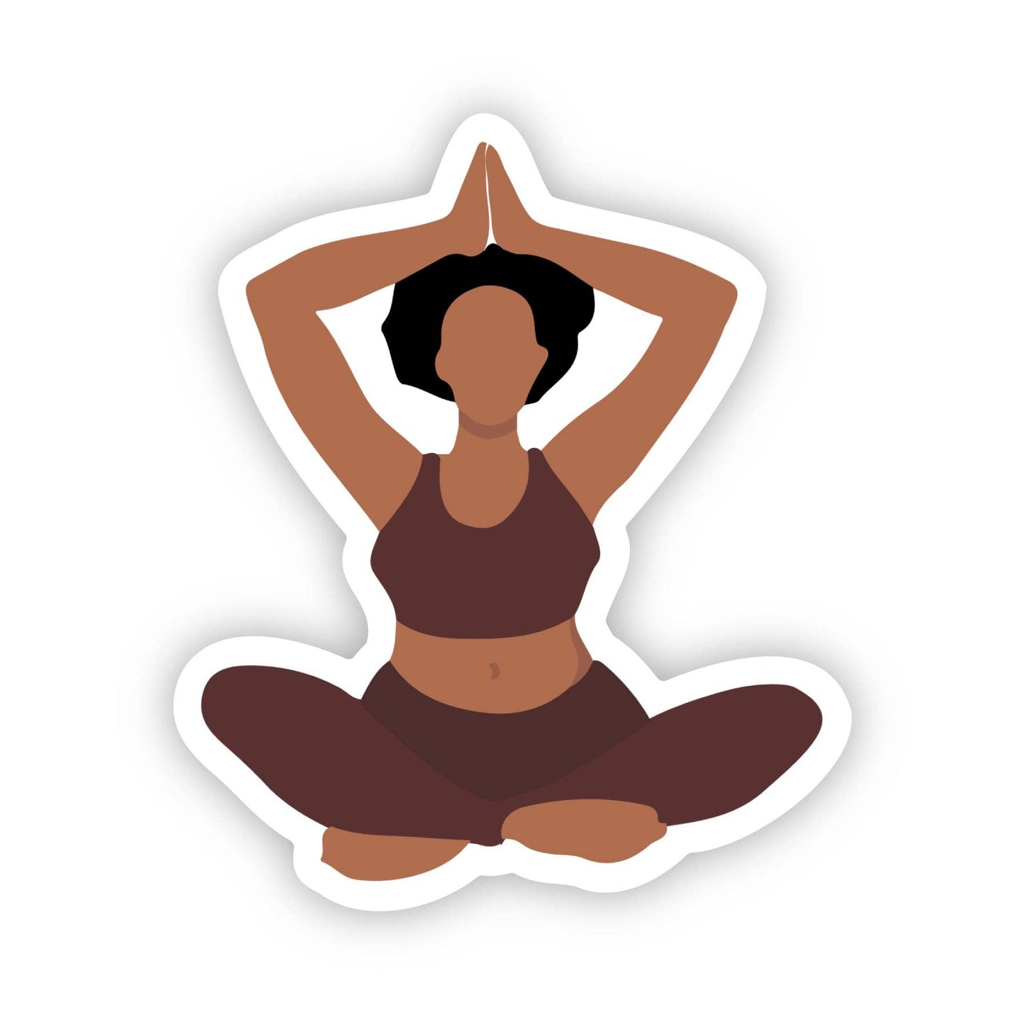 Yogi Stickers | Black Woman, Self-Care | Yoga & Wellnessj