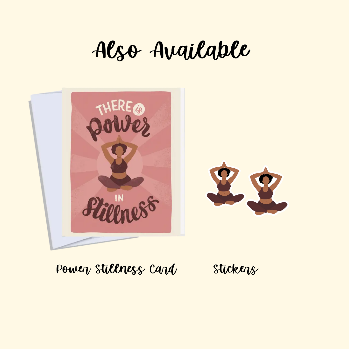 Yogi Stickers | Black Woman, Self-Care | Yoga & Wellnessj