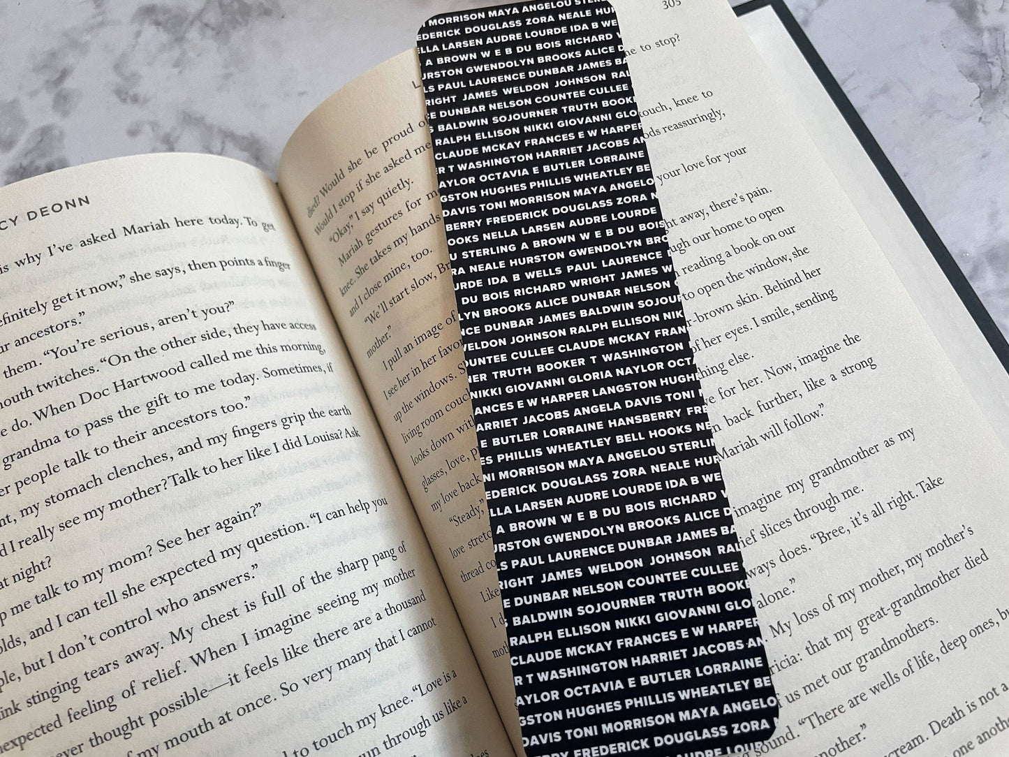 Black Authors Bookmark - Black Bookmark