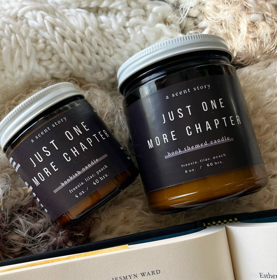 Just One More Chapter -  Bookish Candle | Book Themed Candle