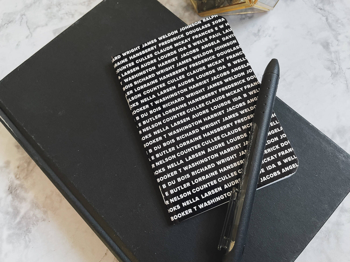 Black Authors B7 Lined Notebook - Notebook Journal