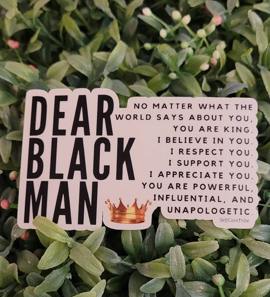 Dear Black Man Sticker