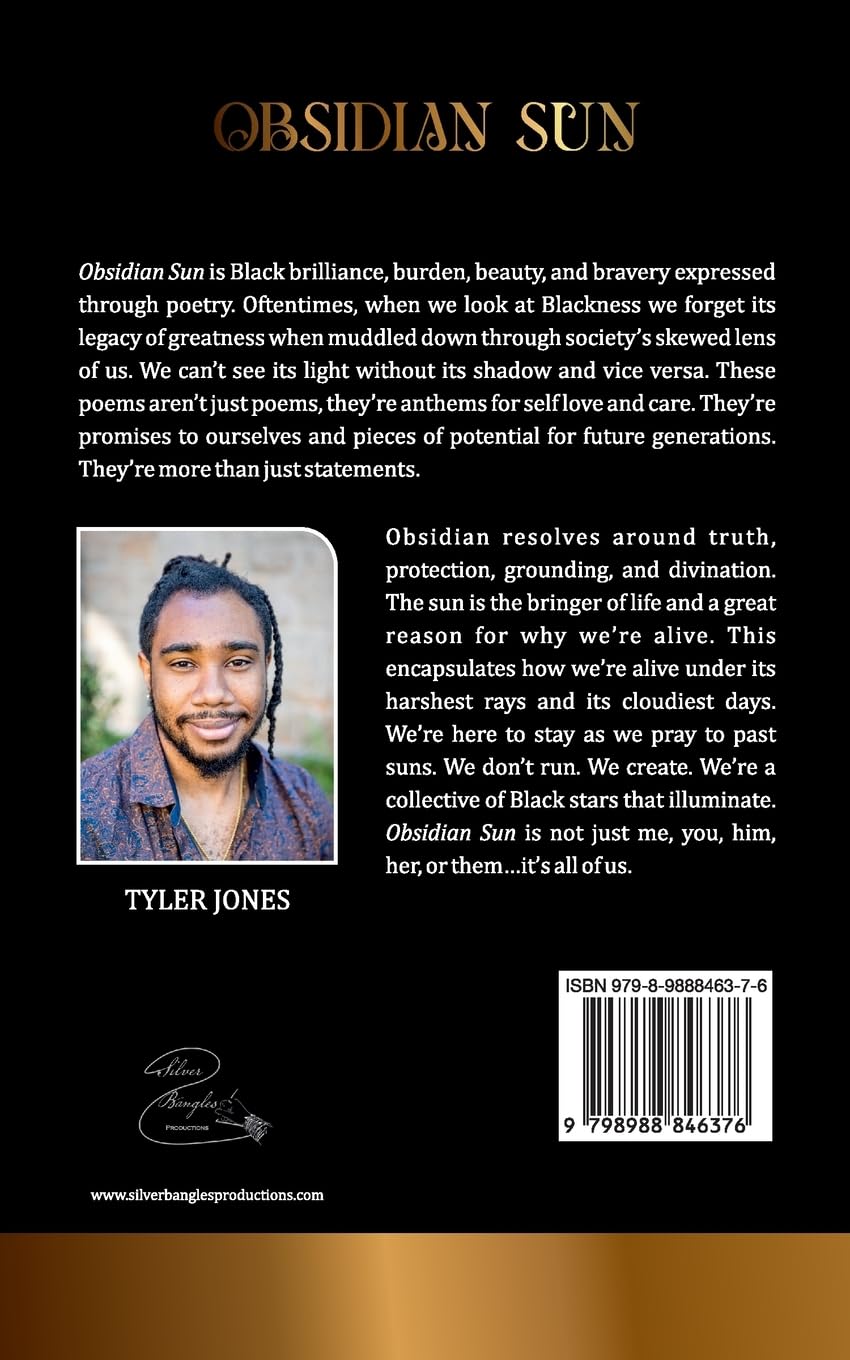 Obsidian Sun: A Poetry Compilation of Fiery Blackness by Tyler Auston Jones