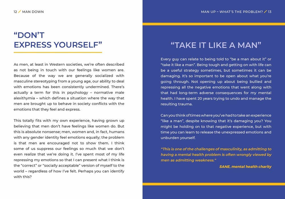 Man Down: A Guide for Men on Mental Health by Charlie Hoare