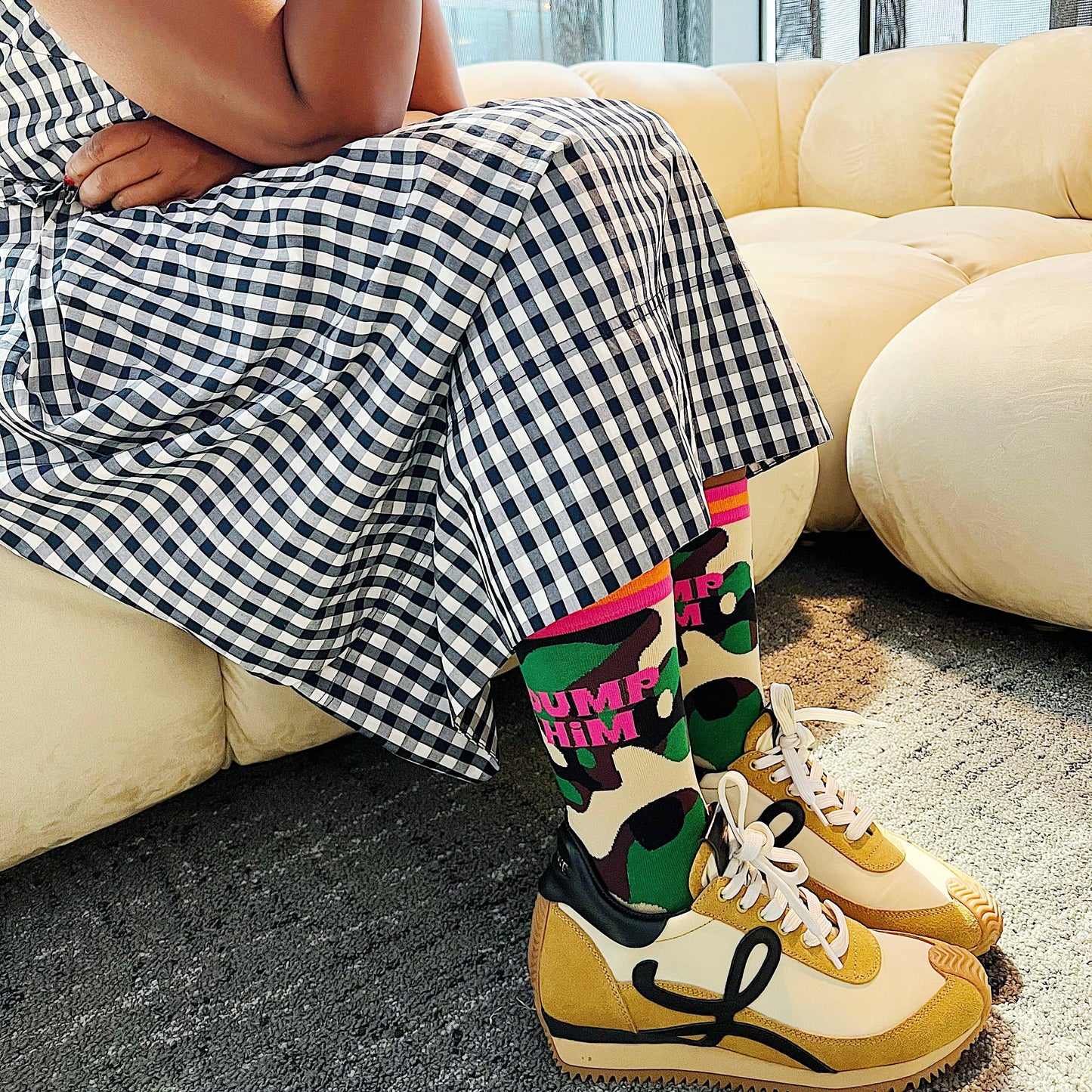 Dump Him Camo (Camouflage) Socks