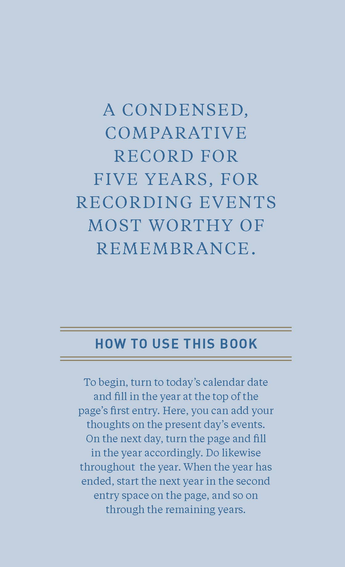 Denim One Line A Day