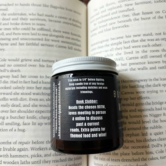 Book Club Member | Candle - Cake Batter + Vanilla, 4 or 8 oz