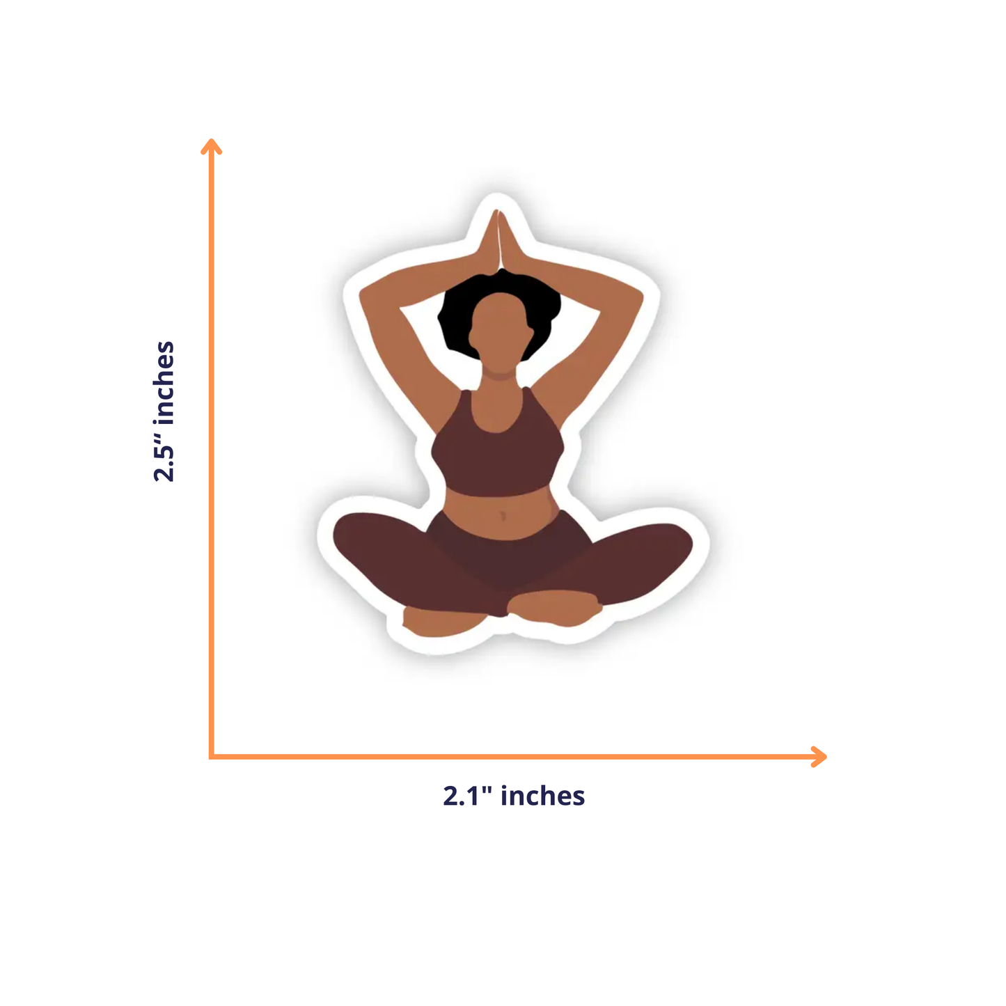Yogi Stickers | Black Woman, Self-Care | Yoga & Wellnessj