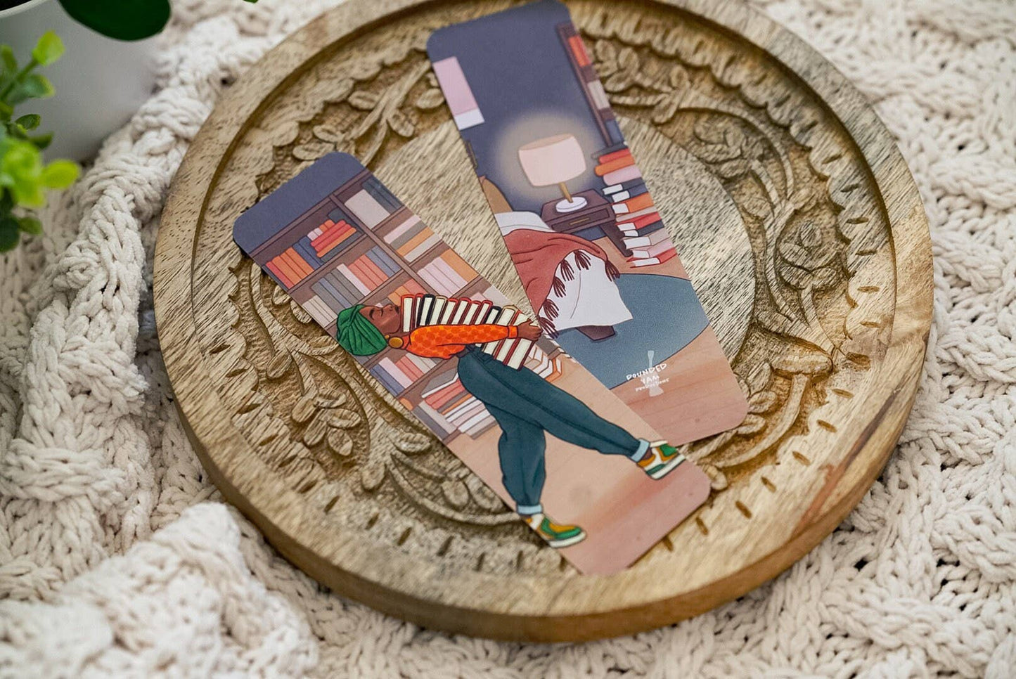 Black Girl Bookstack Bookmark, Bookmark Black Women