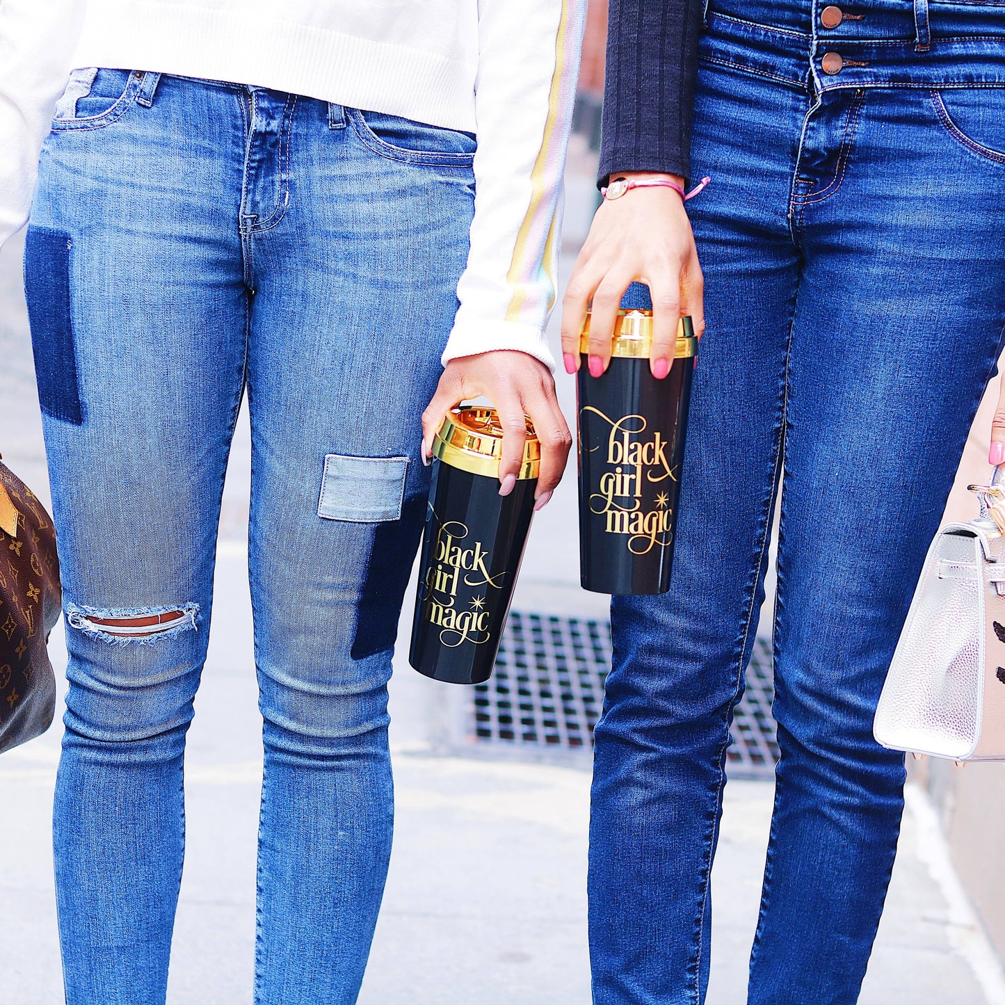 Black Girl Magic :: Gold Lid Travel Mug