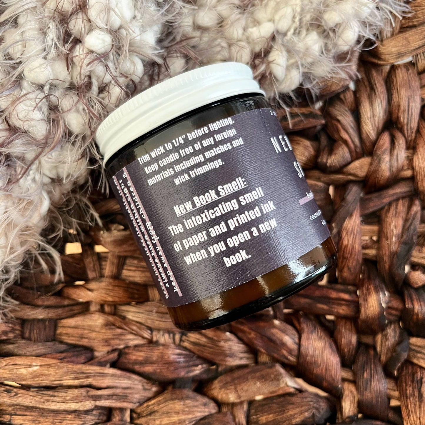 New Book Smell - Bookish Candle, Book Themed, Soy Wax,